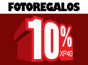 10% DE DESCUENTO EN TODOS LOS FOTOREGALOS